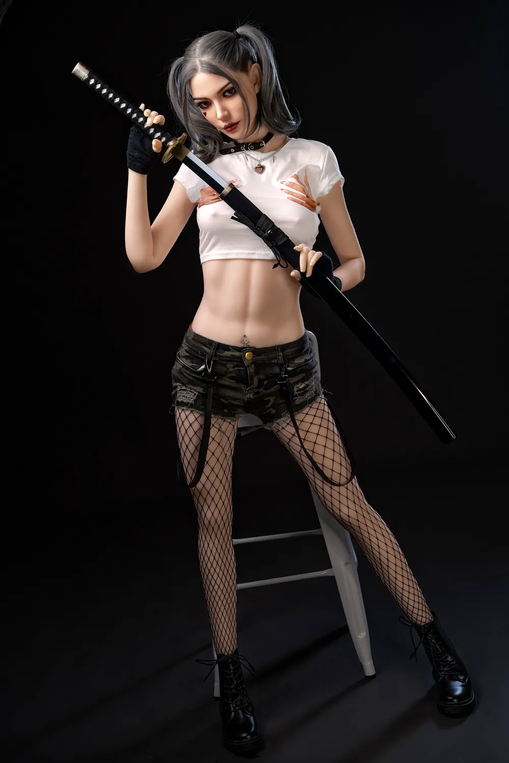 SY Doll 173см(5футов8) С-чашка Гибридная секс-кукла Wilhelmina, Подвижная челюсть Голова M7, В наличии в ЕС